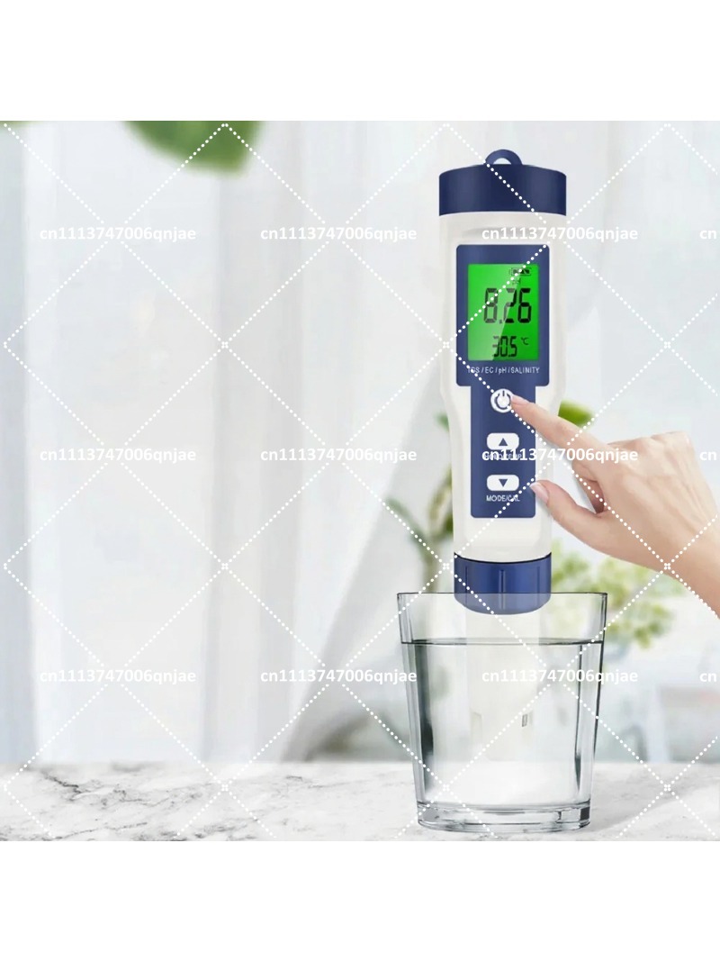 Ph Meter Digital Water Tester - 5가지 기능을 갖춘 디지털 수질 측정기: