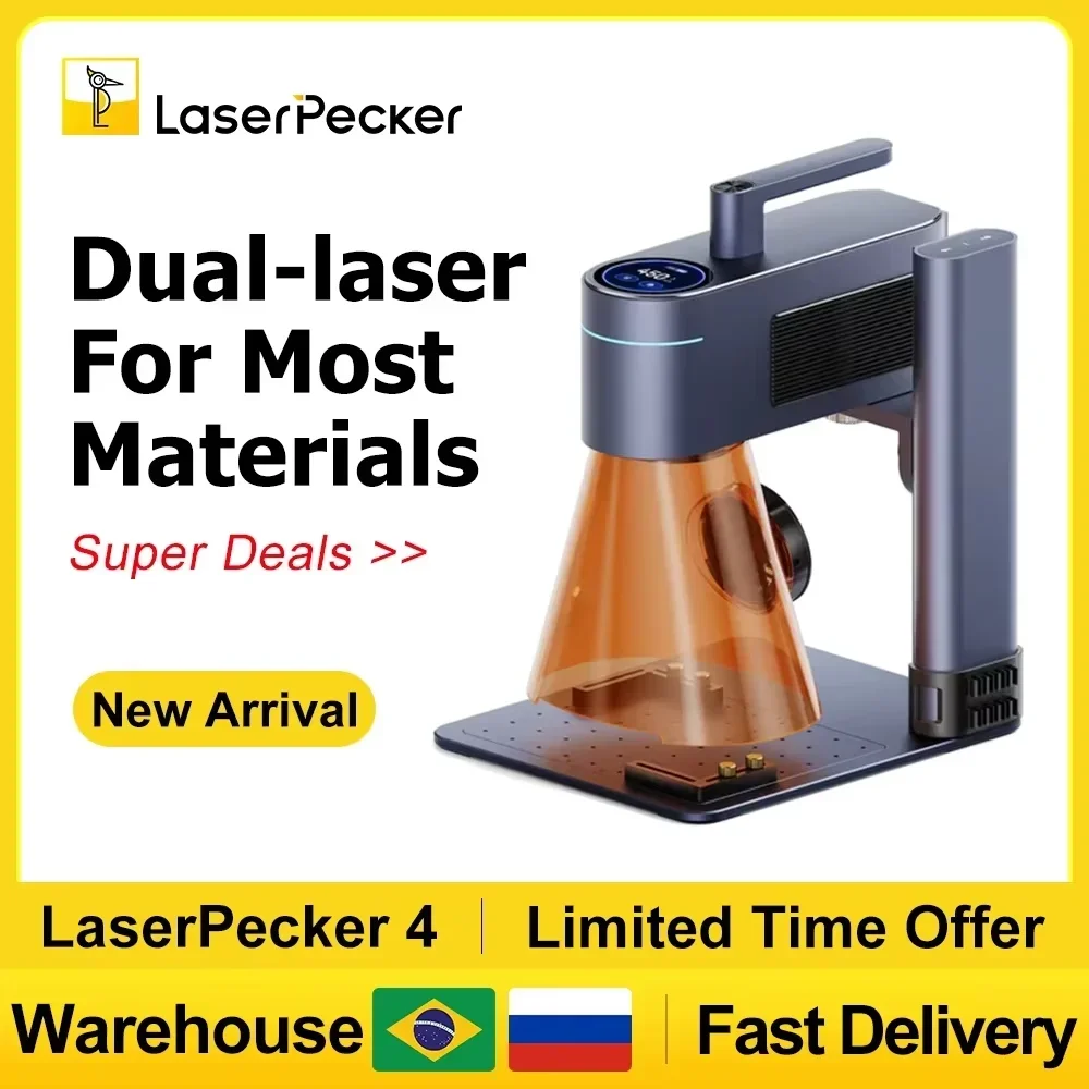 Fiber Laser Marking Machine 30W - LASERPEKER 모든 재료용 레이저 조각기, 휴대용