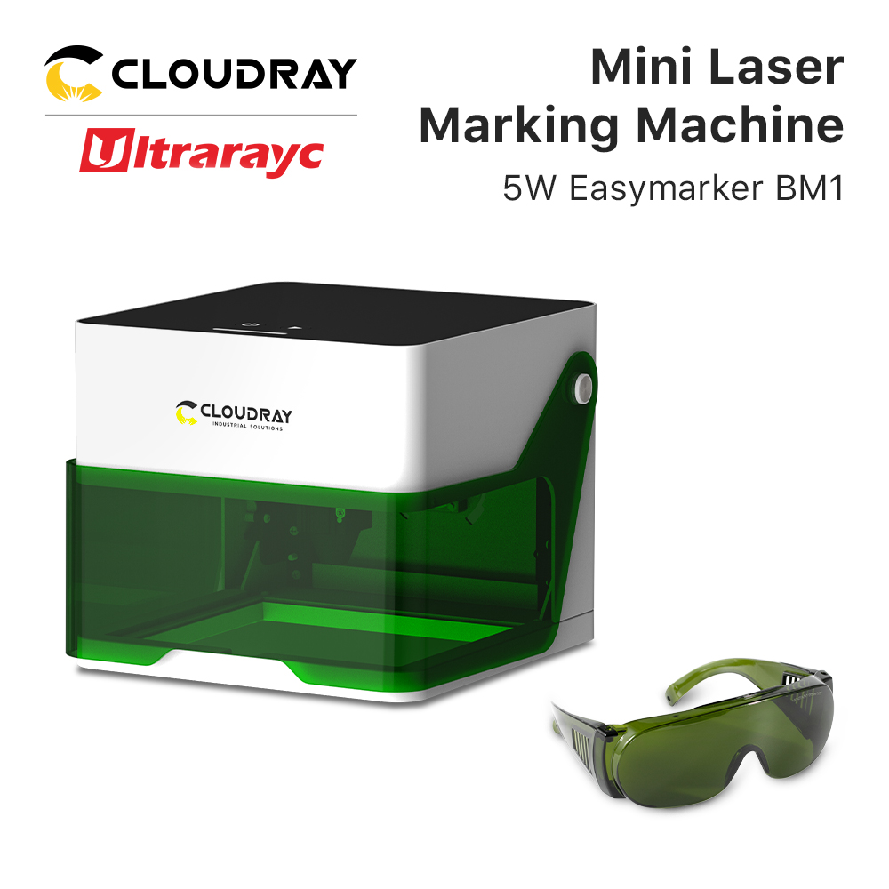 Fiber Laser Marking Machine 30W - Cloudray 5000mw CNC 미니 레이저 조각기