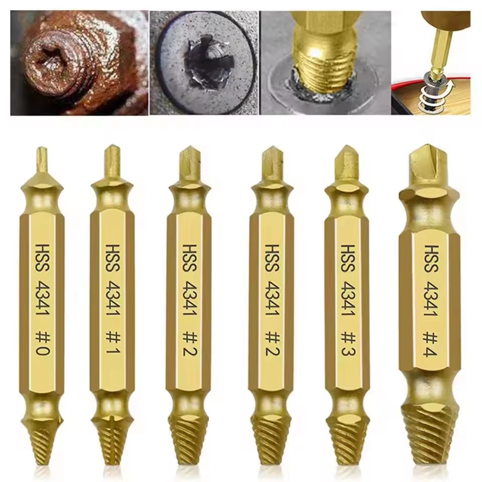 Industrial Tools - 손상된 나사 제거 드릴 비트 세트,