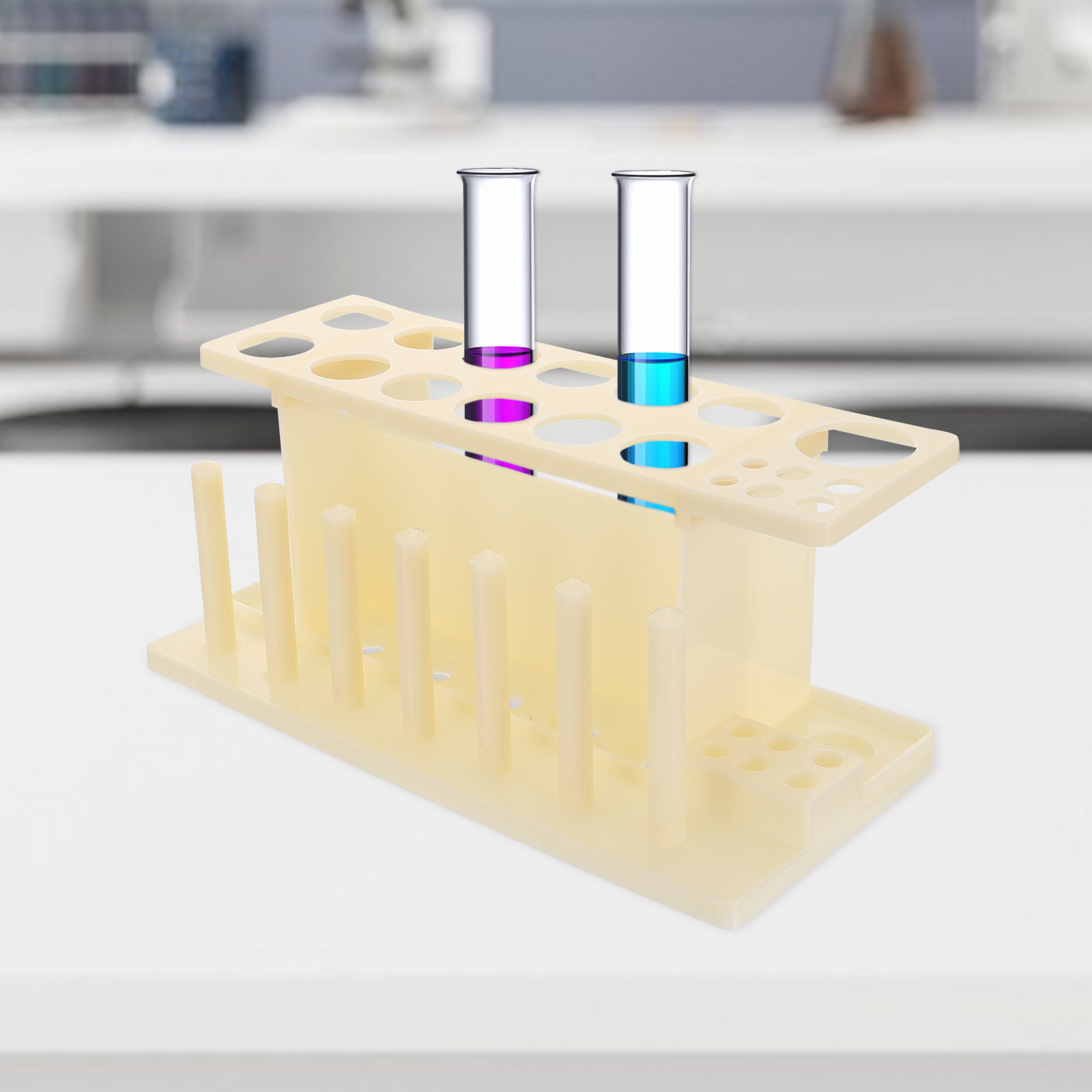 시험관 보관대, 실험실용 나무 선반, 학교 교육용 교구 - Lab Equipment 리뷰 및 가격